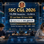 SSC CGL Recruitment 2026 — 12,256 Vacancies, 22 June Last Date, नया Sectional Timing Pattern और पूरी जानकारी