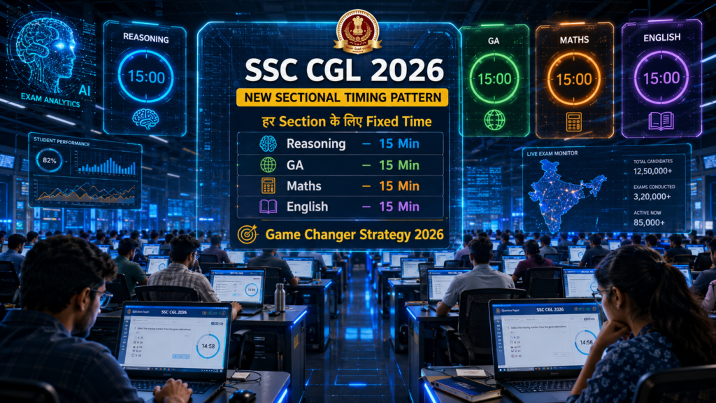 SSC CGL Recruitment 2026 — 12,256 Vacancies, 22 June Last Date, नया Sectional Timing Pattern और पूरी जानकारी