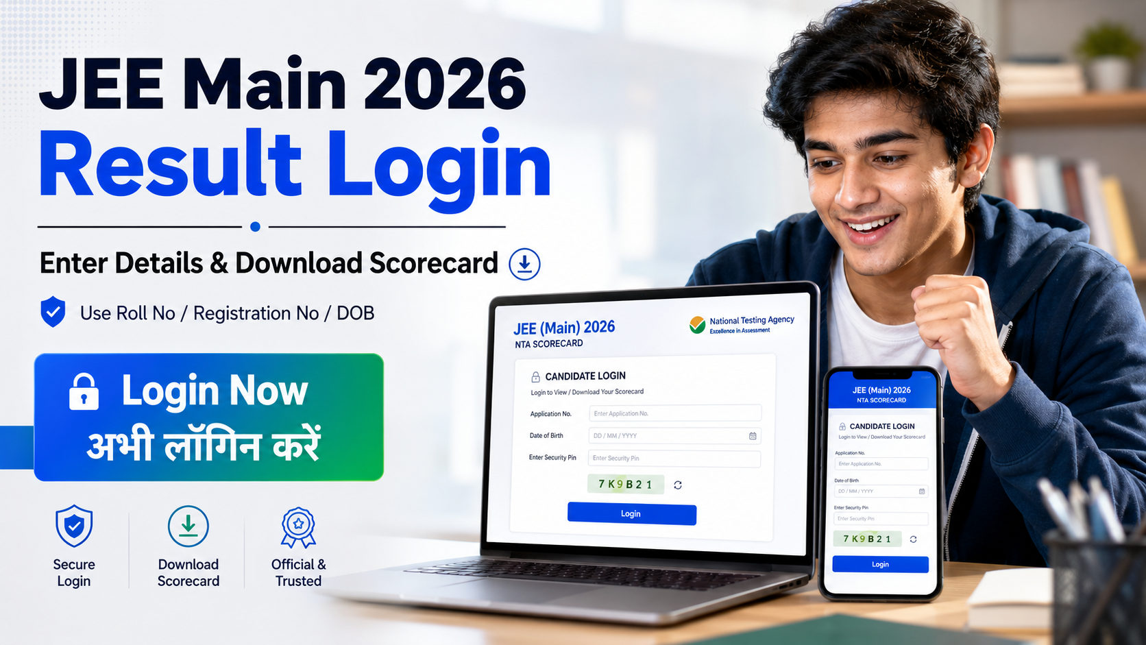 NTA JEE Main 2026 Paper-II Result जारी — अभी करें Check, यहाँ देखें पूरी जानकारी