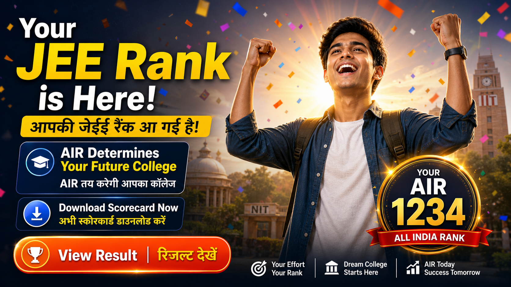 NTA JEE Main 2026 Paper-II Result जारी — अभी करें Check, यहाँ देखें पूरी जानकारी